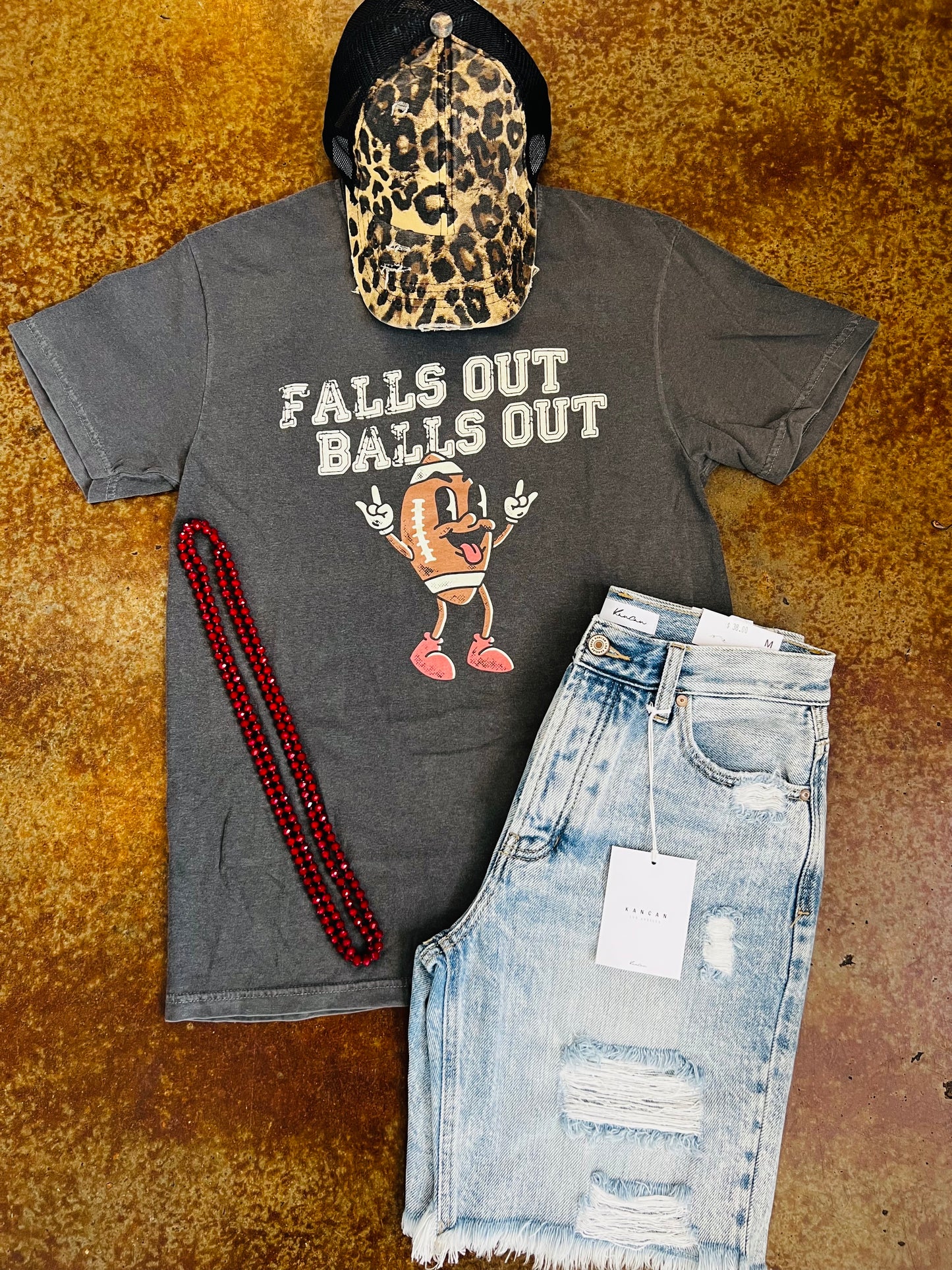 Falls Out Balls Out Tee