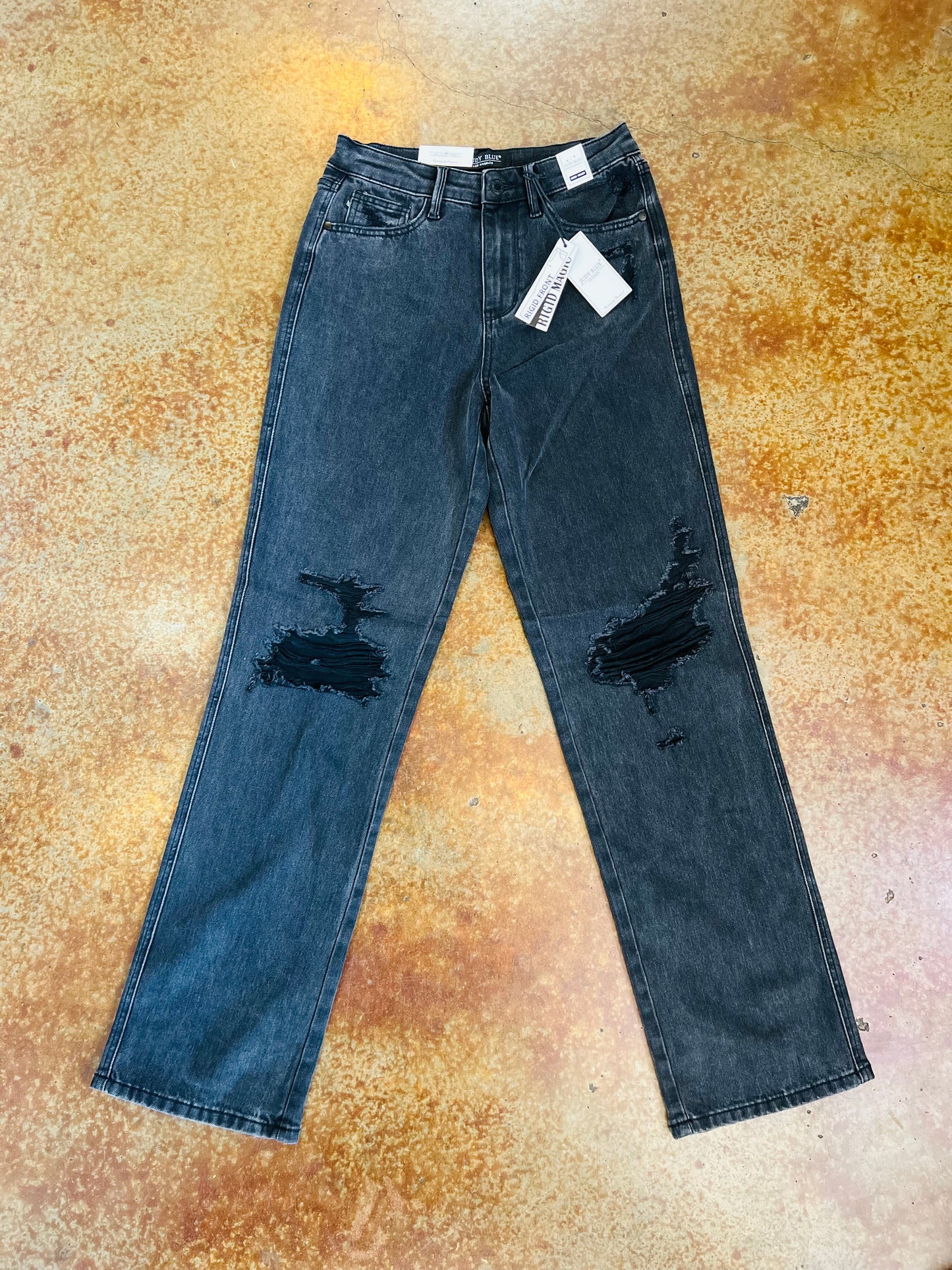 Judy Blue Black 90s Straight Jean