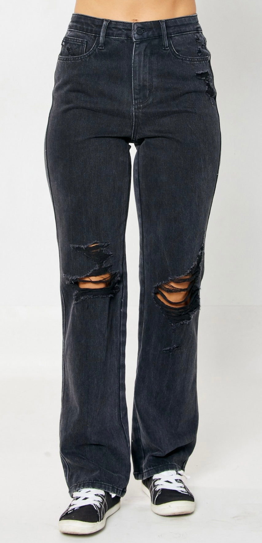 Judy Blue Black 90s Straight Jean