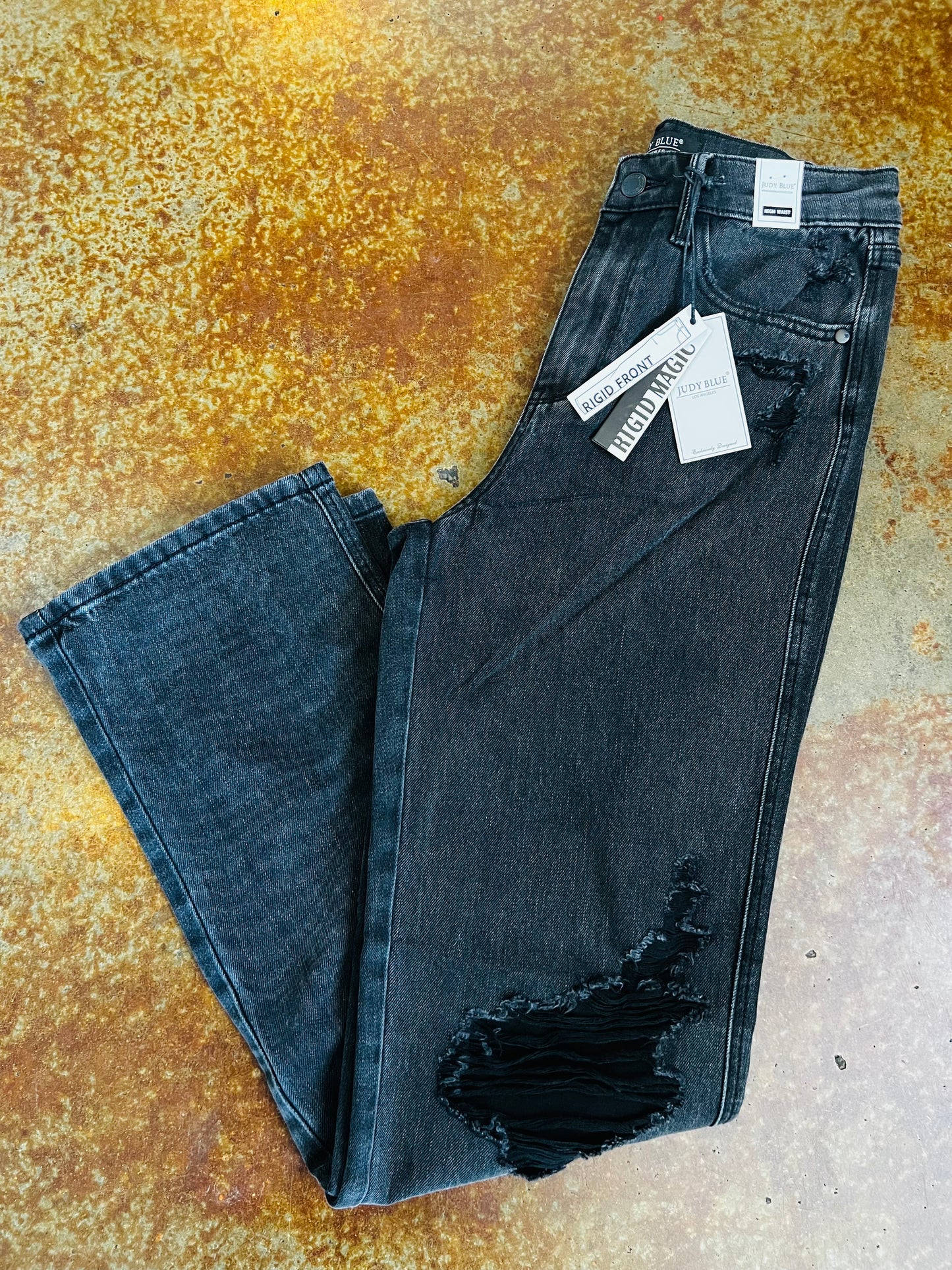 Judy Blue Black 90s Straight Jean